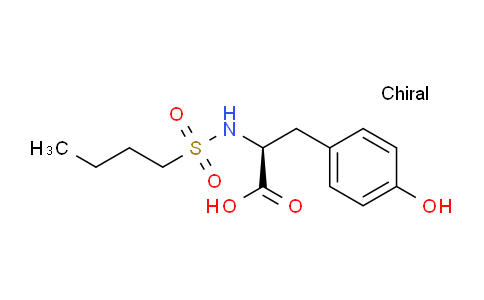 CAS No. 149490-60-8, (2S)-2-(butylsulfonylamino)-3-(4-hydroxyphenyl)propanoic acid