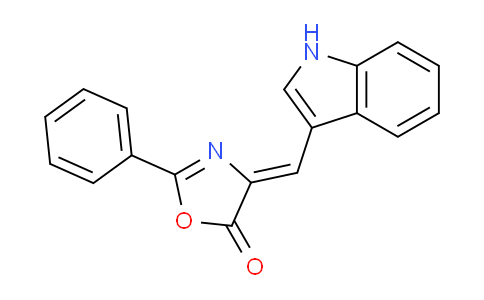 CAS No. 102913-26-8, (Z)-4-((1H-Indol-3-yl)methylene)-2-phenyloxazol-5(4H)-one