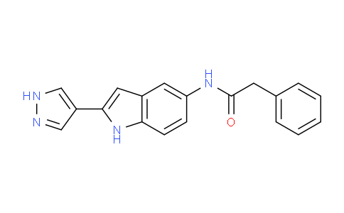 CAS No. 827318-36-5, N-(2-(1H-Pyrazol-4-yl)-1H-indol-5-yl)-2-phenylacetamide