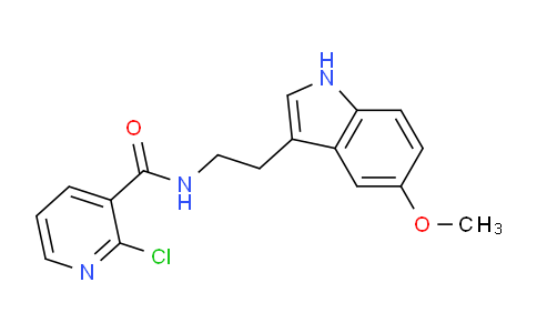 CAS No. 920506-34-9, 2-Chloro-N-(2-(5-methoxy-1H-indol-3-yl)ethyl)nicotinamide