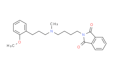 CAS No. 120991-60-8, 2-(4-((3-(2-Methoxyphenyl)propyl)(methyl)amino)butyl)isoindoline-1,3-dione