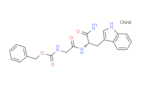 CAS No. 29738-86-1, (S)-Benzyl (2-((1-amino-3-(1H-indol-3-yl)-1-oxopropan-2-yl)amino)-2-oxoethyl)carbamate