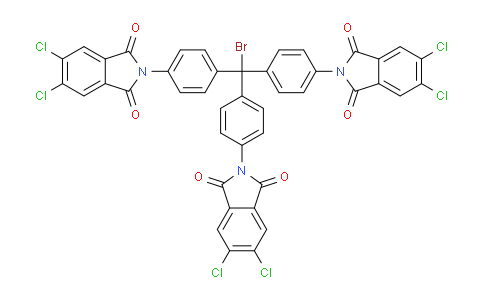 CAS No. 91898-93-0, 2,2',2''-((Bromomethanetriyl)tris(benzene-4,1-diyl))tris(5,6-dichloroisoindoline-1,3-dione)