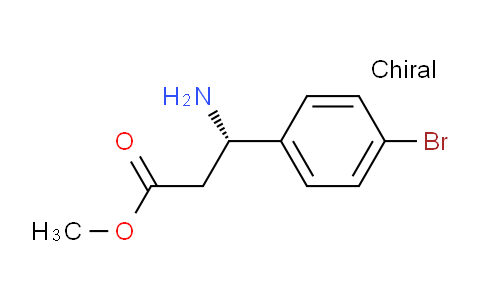 CAS No. 261761-47-1, methyl (3S)-3-amino-3-(4-bromophenyl)propanoate