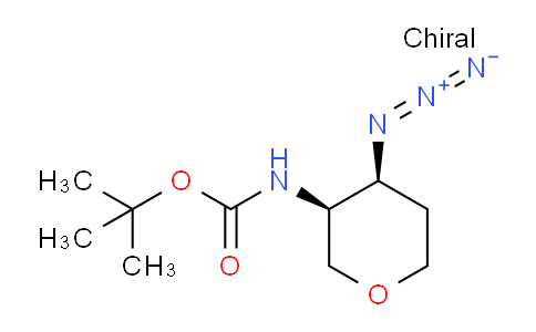 CAS No. 1707290-13-8, tert-butyl N-[(3S,4S)-4-azidooxan-3-yl]carbamate