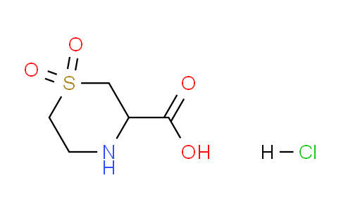 CAS No. 1461706-29-5, 1,1-dioxo-1,4-thiazinane-3-carboxylic acid;hydrochloride