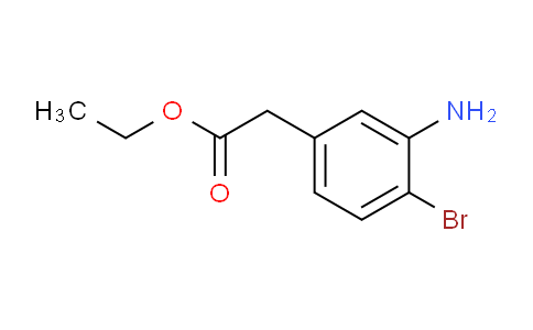CAS No. 1261677-54-6, ethyl 2-(3-amino-4-bromophenyl)acetate