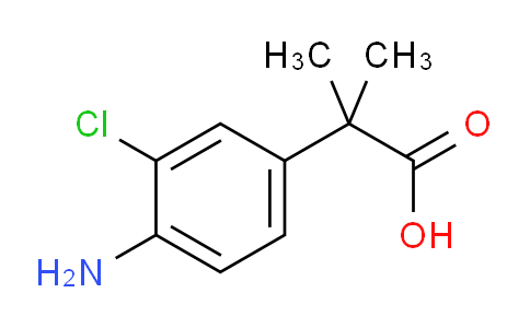 CAS No. 1314656-49-9, 2-(4-amino-3-chlorophenyl)-2-methylpropanoic acid