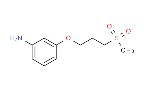 CAS No. 1179163-53-1, 3-(3-methylsulfonylpropoxy)aniline