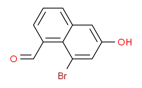 CAS No. 1782053-33-1, 8-bromo-6-hydroxynaphthalene-1-carbaldehyde
