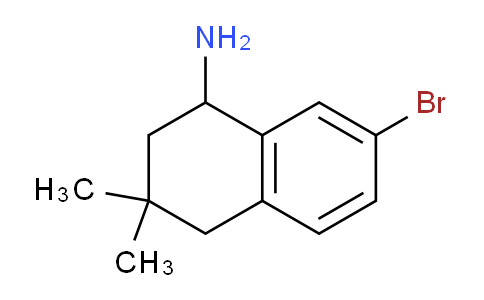 CAS No. 1782902-65-1, 7-bromo-3,3-dimethyl-2,4-dihydro-1H-naphthalen-1-amine
