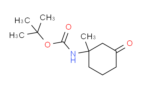 CAS No. 1374657-01-8, tert-butyl N-(1-methyl-3-oxocyclohexyl)carbamate