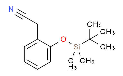 CAS No. 2338684-84-5, 2-[2-[tert-butyl(dimethyl)silyl]oxyphenyl]acetonitrile