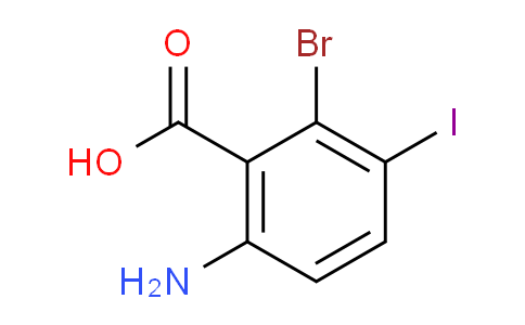 CAS No. 2089649-07-8, 6-amino-2-bromo-3-iodobenzoic acid