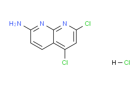 CAS No. 2177266-15-6, 5,7-dichloro-1,8-naphthyridin-2-amine hydrochloride