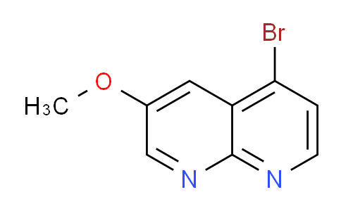 CAS No. 1268521-57-8, 5-bromo-3-methoxy-1,8-naphthyridine