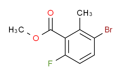 CAS No. 1415096-59-1, methyl 3-bromo-6-fluoro-2-methylbenzoate
