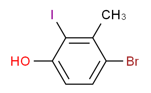 CAS No. 2091794-72-6, 4-bromo-2-iodo-3-methylphenol