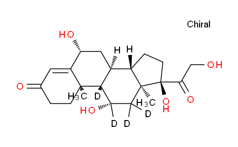 CAS No. 1261254-51-6, (6R,8S,9S,10R,11S,13S,14S,17R)-9,11,12,12-tetradeuterio-6,11,17-trihydroxy-17-(2-hydroxyacetyl)-10,13-dimethyl-1,2,6,7,8,14,15,16-octahydrocyclopenta[a]phenanthren-3-one