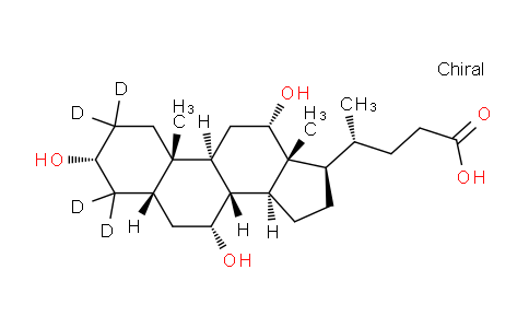 CAS No. 116380-66-6, (4R)-4-[(3R,5S,7R,8R,9S,10S,12S,13R,14S,17R)-2,2,4,4-tetradeuterio-3,7,12-trihydroxy-10,13-dimethyl-3,5,6,7,8,9,11,12,14,15,16,17-dodecahydro-1H-cyclopenta[a]phenanthren-17-yl]pentanoic acid