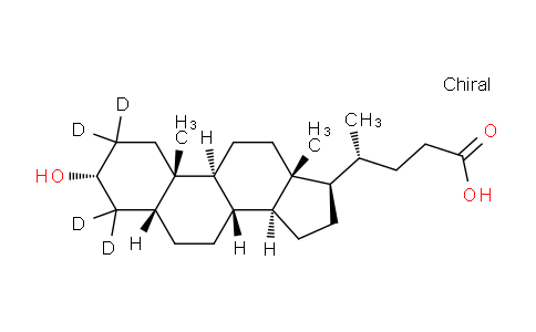CAS No. 83701-16-0, (4R)-4-[(3R,5R,8R,9S,10S,13R,14S,17R)-2,2,4,4-tetradeuterio-3-hydroxy-10,13-dimethyl-3,5,6,7,8,9,11,12,14,15,16,17-dodecahydro-1H-cyclopenta[a]phenanthren-17-yl]pentanoic acid