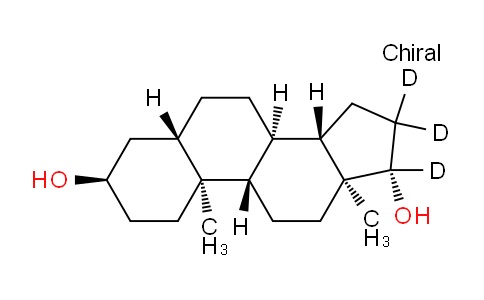CAS No. 79037-33-5, (3R,5S,8R,9S,10S,13S,14S,17S)-16,16,17-trideuterio-10,13-dimethyl-2,3,4,5,6,7,8,9,11,12,14,15-dodecahydro-1H-cyclopenta[a]phenanthrene-3,17-diol