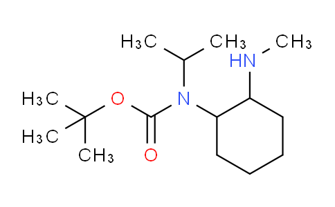 CAS No. 1353955-83-5, tert-butyl N-[2-(methylamino)cyclohexyl]-N-(propan-2-yl)carbamate