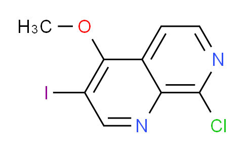 CAS No. 1812220-09-9, 8-chloro-3-iodo-4-methoxy-1,7-naphthyridine