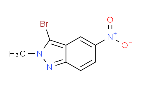 CAS No. 73105-50-7, 3-bromo-2-methyl-5-nitro-2H-indazole