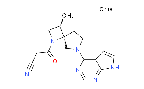 CAS No. 1263774-59-9, 3-[(3S,4R)-3-methyl-7-(7H-pyrrolo[2,3-d]pyrimidin-4-yl)-1,7-diazaspiro[3.4]octan-1-yl]-3-oxopropanenitrile