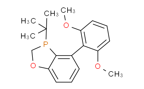 CAS No. 1246888-90-3, 3-tert-butyl-4-(2,6-dimethoxyphenyl)-2H-1,3-benzoxaphosphole
