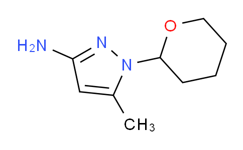 CAS No. 1028362-85-7, 5-methyl-1-(oxan-2-yl)pyrazol-3-amine