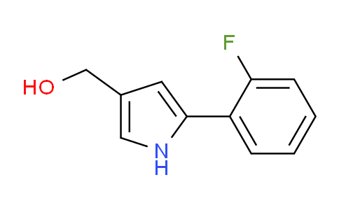 CAS No. 881674-58-4, [5-(2-fluorophenyl)-1H-pyrrol-3-yl]methanol