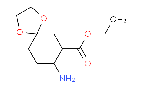 CAS No. 1004536-91-7, ethyl 8-amino-1,4-dioxaspiro[4.5]decane-7-carboxylate