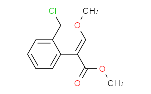 CAS No. 117428-51-0, methyl (E)-2-[2-(chloromethyl)phenyl]-3-methoxyprop-2-enoate