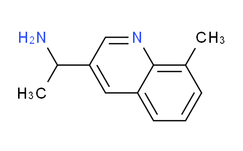 CAS No. 1525891-30-8, 1-(8-methylquinolin-3-yl)ethanamine
