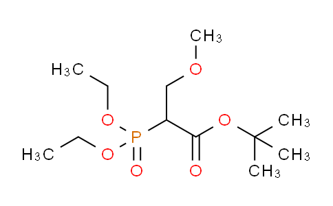 CAS No. 1286756-55-5, tert-butyl 2-diethoxyphosphoryl-3-methoxypropanoate