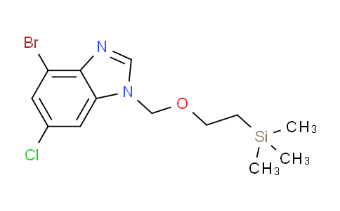 CAS No. 1433823-64-3, 2-[(4-bromo-6-chlorobenzimidazol-1-yl)methoxy]ethyl-trimethylsilane