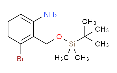 CAS No. 1147531-04-1, 3-bromo-2-[[tert-butyl(dimethyl)silyl]oxymethyl]aniline
