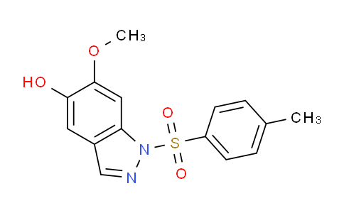 CAS No. 1881240-46-5, 6-methoxy-1-(4-methylphenyl)sulfonylindazol-5-ol