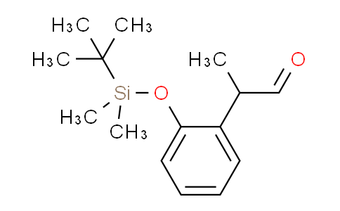 CAS No. 1424343-29-2, 2-[2-[tert-butyl(dimethyl)silyl]oxyphenyl]propanal