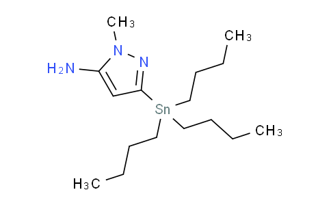 CAS No. 1447763-38-3, 1-Methyl-3-(tributylstannyl)-1H-pyrazol-5-amine
