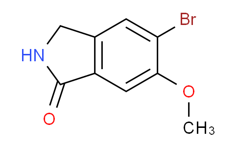 CAS No. 1427356-93-1, 5-bromo-6-methoxy-2,3-dihydroisoindol-1-one