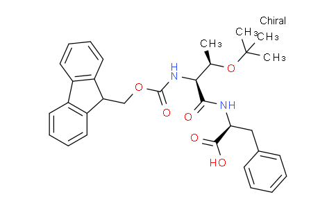 CAS No. 1962160-86-6, (2S)-2-[(2S,3R)-3-(tert-butoxy)-2-({[(9H-fluoren-9-yl)methoxy]carbonyl}amino)butanamido]-3-phenylpropanoic acid