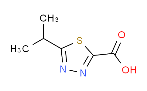 CAS No. 1260672-43-2, 5-(propan-2-yl)-1,3,4-thiadiazole-2-carboxylic acid