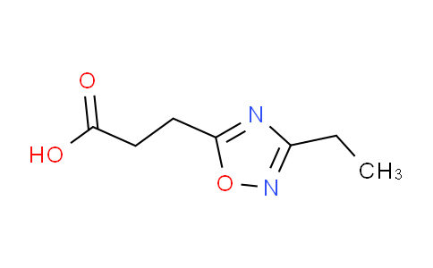 CAS No. 947013-64-1, 3-(3-ethyl-1,2,4-oxadiazol-5-yl)propanoic acid