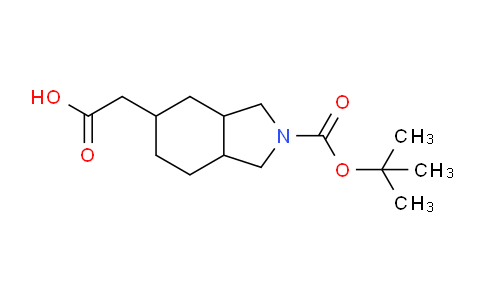 CAS No. 2294379-60-3, 2-{2-[(tert-butoxy)carbonyl]-octahydro-1H-isoindol-5-yl}acetic acid