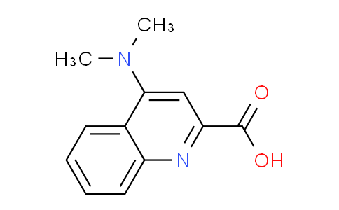 CAS No. 916450-76-5, 4-(dimethylamino)quinoline-2-carboxylic acid
