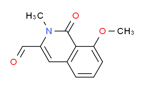 CAS No. 887574-65-4, 8-methoxy-2-methyl-1-oxo-1,2-dihydroisoquinoline-3-carbaldehyde