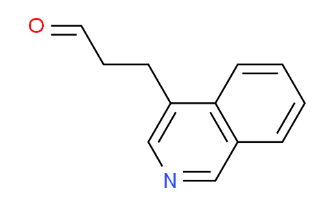 CAS No. 448952-81-6, 3-(isoquinolin-4-yl)propanal